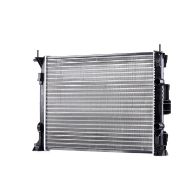 Abbildung von RIDEX 470R0166 Kühler, Motorkühlung Aluminium 590 453 34 Kühlrippen mechanisch gefügt RENAULT: GRAND SCENIC 2, Megane II Kasten/Kombi