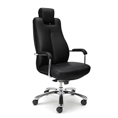 Abbildung von Nowy Styl Sonata Xxl Chefdrehsessel, Lederimitat, Schwarz, 72.5 x 135 cm