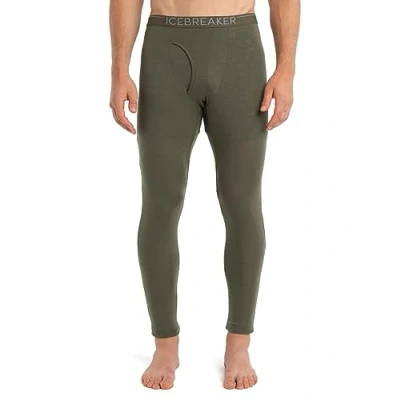 Abbildung von Icebreaker Merino Wool 175 Everyday Herren Kaltwetter Leggings mit Eingriff Thermounterwäsche für Männer konturierter Slim Fit Basisschicht aus 100% Merinowolle Premium Long Johns, Large,