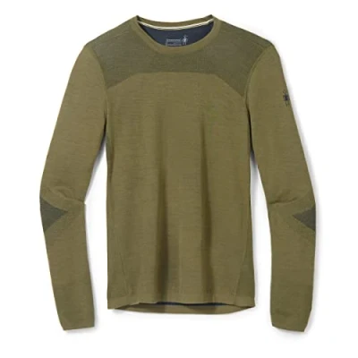 Abbildung von Smartwool Men&#039;s Intraknit Thermal Merino Base Layer Crew, Winter Moss, S