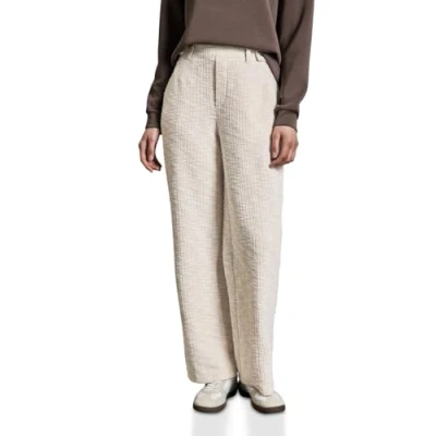 Abbildung von Street One BOUCLÉ Stoffhose, Damen, Größe: 40x30, Beige