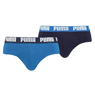 Abbildung von Puma Basic Brief 2 PACK Slip, Herren, Größe: Small, True blue