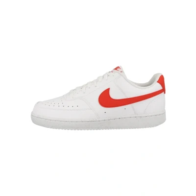 Abbildung von Nike Sportswear Court Vision NEXT Nature Sneaker low, Herren, Größe: 43, White picante red dh Hochwertiges lederimitat