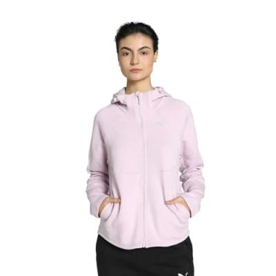 Abbildung von Puma Evostripe Sweatjacke, Damen, Größe: Small, Grape mist