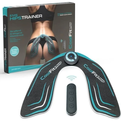 Abbildung von CoolFit by prorelax EMS Gerät 53417 Hipstrainer, Akkubetrieben, Mit Fernbedienung