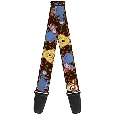 Abbildung von buckle down Gitarrengurt 34 60&quot; Winnie the Pooh Character Poses