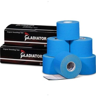 Abbildung von Wasserdichtes und elastisches Kinesio Tape blau 6 Rollen