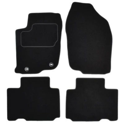 Abbildung von MAMMOOTH A041 TOY336 PRM 01 Fußmattensatz Textil vorne und hinten 4 schwarz TOYOTA: RAV4 IV SUV