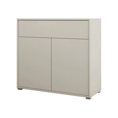 Abbildung von MIRJAN24 Kommode Gesita 2D1SZ (mit Schublade und zwei Drehtüren), Griffloses Öffnungssystem push to open, 100x40x93 cm