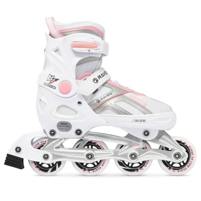 Abbildung von Verstellbare Rollerblades Pulse Weiß/Pink