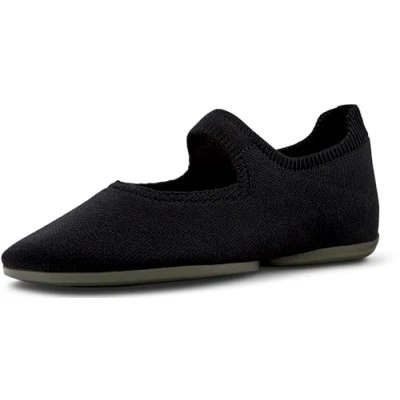 Abbildung von Camper Right NINA Klassischer Ballerina Ganxet negronegro/isla ry romero, Damen, Größe: 38, negro negro/isla romero Schuhe