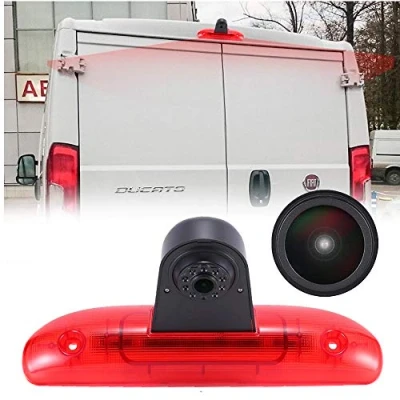 Abbildung von 18mm Linse Top Qualität Auto Bremsleuchte Rückfahrkamera für FIAT Ducato 244 Bus Kasten/Peugeot Boxer/Citroen Jumper Relay 2002 2006 Bremslicht 3 Transporter dritte