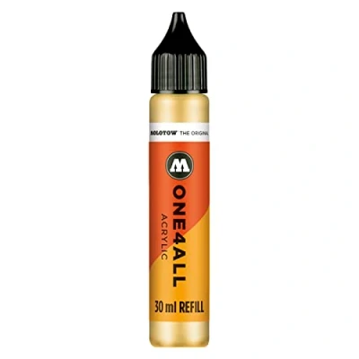 Abbildung von Molotow ONE4ALL Refill Acryl, Farbe 115 vanilla pastell 30 ml, Nachfülltinte für Permanentmarker