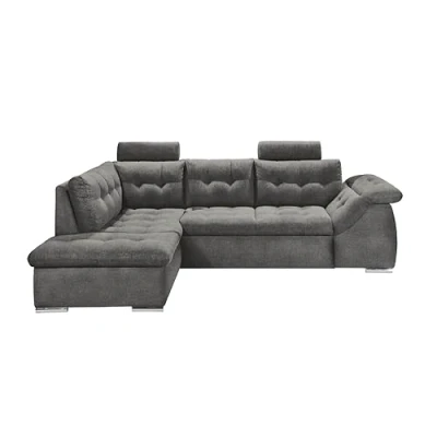 Abbildung von ED EXCITING DESIGN Ecksofa Oman, mit Bettfunktion, Bettkasten, Armteilverstellung und Kopfstützen