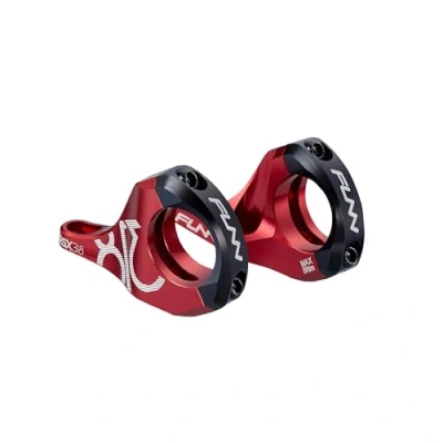 Abbildung von Funn RSX Mountainbike Direktmontage Vorbau mit 31,8 mm Lenkerklemmung, 2 teiliges leichtes Split Design für Dual Crown Gabeln, verstellbare Verlängerung von 45 50 30 Anstieg (Rot)