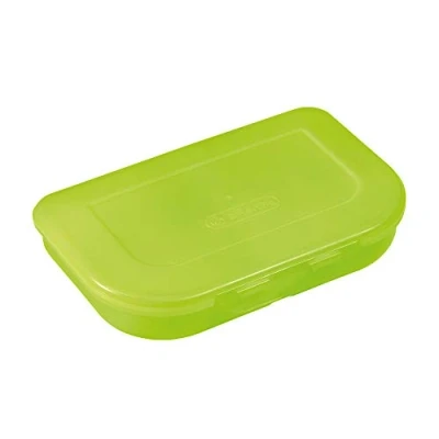 Abbildung von 2 x Herlitz Brotdose 23x15,5x4cm grün