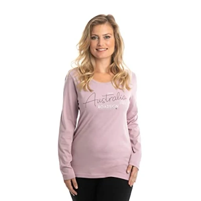 Abbildung von ROADSIGN Australia Langarmshirt (1, 1 tlg., 1) mit Aufdruck &amp; Rundhalsausschnitt aus 100% Baumwolle