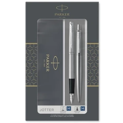 Abbildung von PARKER Schreibset DuoSet Jotter Edelstahl C.C. silber