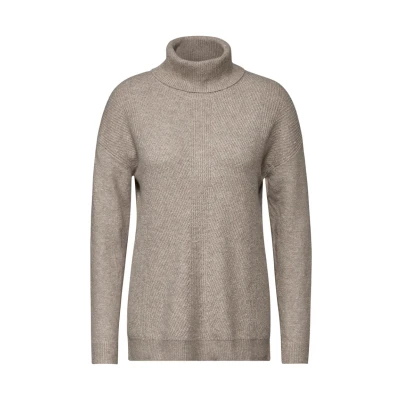 Abbildung von Cecil MIT Rollkragen Strickpullover, Damen, Größe: XS, Beige