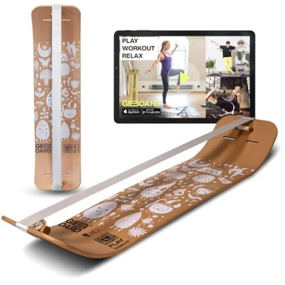Abbildung von Slackline GIBOARD SET ZEN Gelb Schwarz