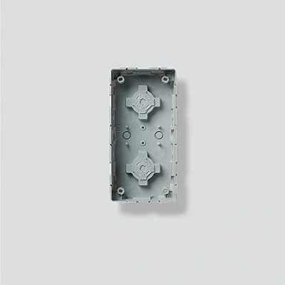 Abbildung von Siedle GU 611 2/1 0, Unterputzdose, Grau, Siedle, Kunststoff, Oberfläche, 100 mm
