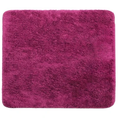 Abbildung von Brandsseller Badematte 50x50 cm Badteppich Badvorleger Badezimmerteppich Duschvorleger Beere