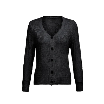 Abbildung von Schmuddelwedda Strickjacke, Damen, Größe: One Size, Schwarz