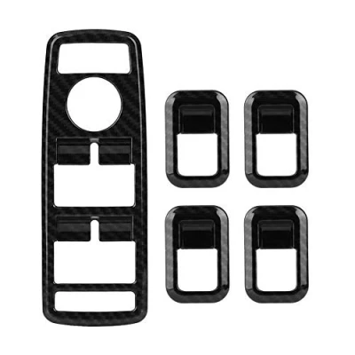 Abbildung von Broco 5Pcs Fensterschalter Knopf Ordnungs Abdeckung for Mercedes Benz A B C E CLA GLA GLK ML GLE Klasse W204