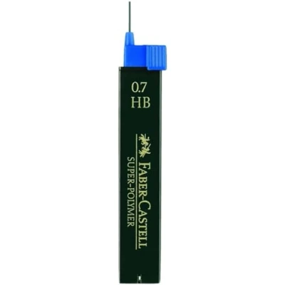 Abbildung von Faber Castell SUPER POLYMER Bleistiftminen HB 0,7 mm 12 Stück