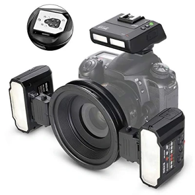 Abbildung von MEKE MK MT24S für spiegellose Kameras, Macro Twin Lite Blitz