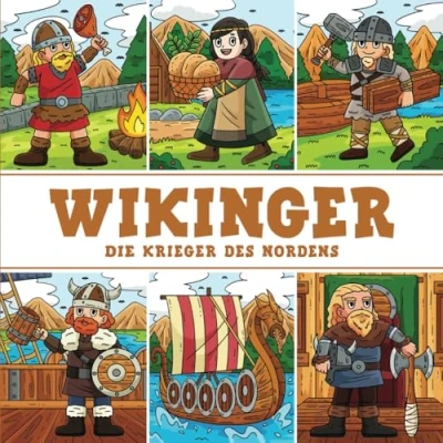 Abbildung von Wikinger Die Krieger des Nordens: Ein Malbuch