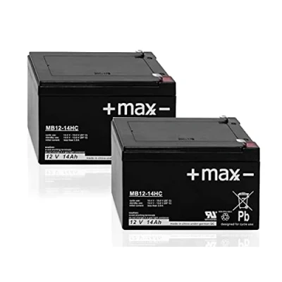 Abbildung von Akku kompatibel Pedelec Zokes 660 24V 2x 12V 14Ah AGM Blei Accu wartungsfrei