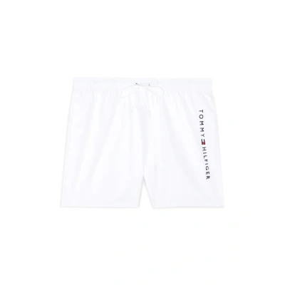 Abbildung von Tommy Hilfiger Original Drawstring Badeshorts, Herren, Größe: Large, Th optic white