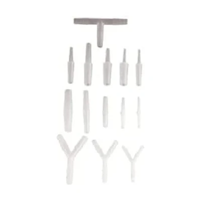 Abbildung von neoLab Polyamid Schlauchverbinder für 3mm 5mm/7mm 10mm Innendurchmesser, Transparent, 10 Stück