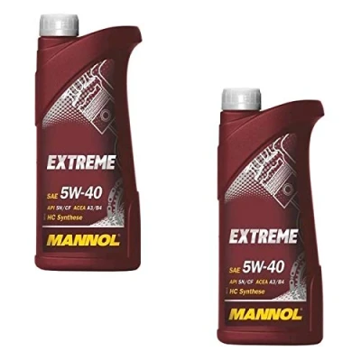 Abbildung von MANNOL 2 x 1L Extreme Motoröl SAE 5W40 API SL/CF