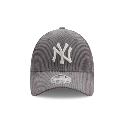 Abbildung von New Era York Yankees MLB Fashion Cord Grey 9Forty Adjustable Women Cap One Size