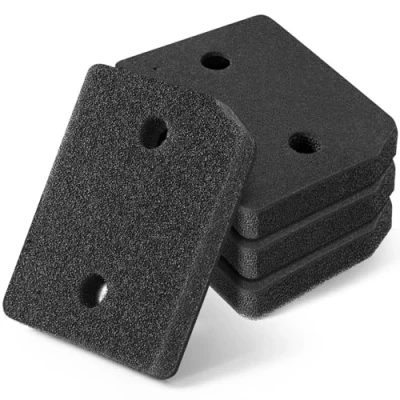 Abbildung von Inwee 4 Stück Filter für Miele T1 9164761 Trockner Wärmepumpentrockner Fein Grob, Schaumstoffersatzfilter 210 x 158 32 mm, Schwammfilter Kondenstrockner Fusselfilter Schaumfilter Sponge