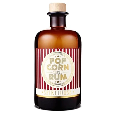 Abbildung von Wajos Popcorn Spiced Rum 37,8% vol, 500ml karibischer mit Geschmack, verschenken