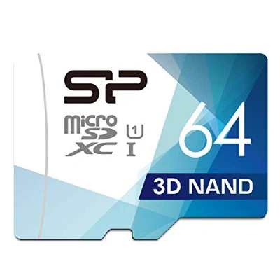 Abbildung von Silicon Power (FBE SU064GBSTXBU1V1GEU) MicroSDHC Speicherkarte (64 GB)