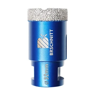Abbildung von Diamant Fliesenbohrer 32mm M14 Diamantbohrer Lochsäge für Fliesen Porzellan Keramik Marmor Granit Bohrungen, Winkelschleifer