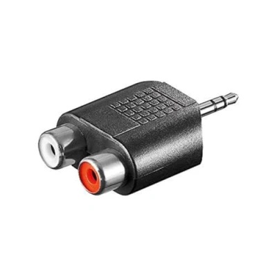 Abbildung von profitec AD 8302 Adapter Stereo Klinkestecker 3,5mm 2 x Cinch Buchse