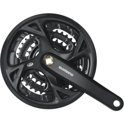 Abbildung von Kettenradgarnitur 3 X 9 Fach Shimano Altus FC M371 Mit 175mm Kurbel 48 36 26Z Schwarz