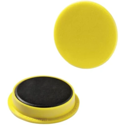 Abbildung von Durable Magnete, Industrieverpackung, 37 mm, 1000p, gelb, 20 Stück, 475404