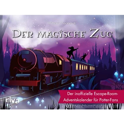 Abbildung von Der Magische Zug: inoffizielle Escape Room Adventskalender für Potter Fans. Geschenk Harry und Rätsel Seiten zum Auftrennen. Ab 12 J