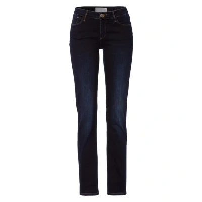 Abbildung von Cross Jeans ROSE Straight Leg blue/blackused, Damen, Größe: 30x32, Blue/black used
