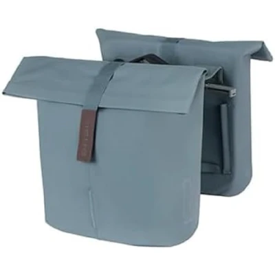 Abbildung von Basil Doppelpacktasche Graphite Blue 12x30x33 cm