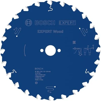 Abbildung von Bosch RUNDSAVKLINGE 190X20X2,6MM 24T EXP HOLZ