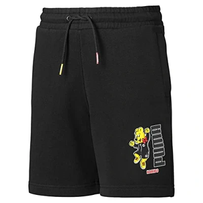 Abbildung von puma Unisex Kinder Teamliga Jr Shorts, Fizzy Lime Black, 128 EU