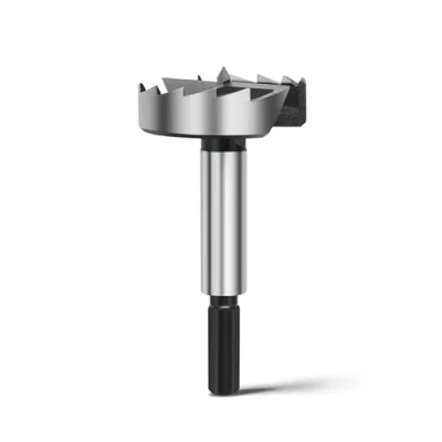 Abbildung von Forstnerbohrer 48mm für Holz, Forstner Bits durchmesser 48mm, Länge 90mm mit 8mm Sechskant Schaft