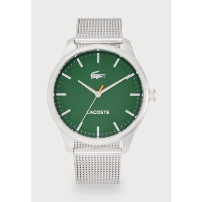 Abbildung von Lacoste Lisbon Uhr green/silvercoloured, Herren, Größe: One Size, Green/silver coloured